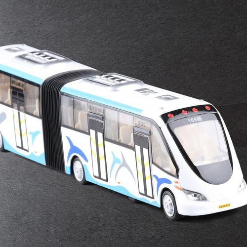 823_双节巴士旅游巴士玩具车汽车模型全合金车大号车模男孩礼物_588